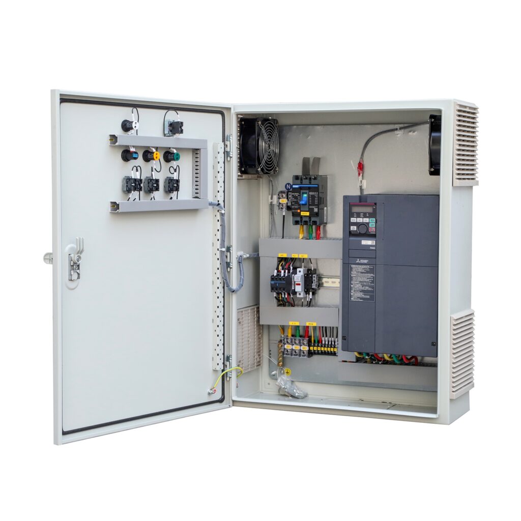 Wall-Mount-VFD-Motor-Control-Panel-Cabinet - Pre-assembled Control Enclosures - Custom PLC Control Cabinet & Integrate...